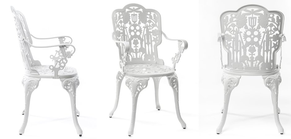 Стул Seletti Industry Collection ALUMINIUM ARMCHAIR – WHITE Стул Seletti Industry Collection ALUMINIUM ARMCHAIR – WHITE - Loft-Concept в Твери