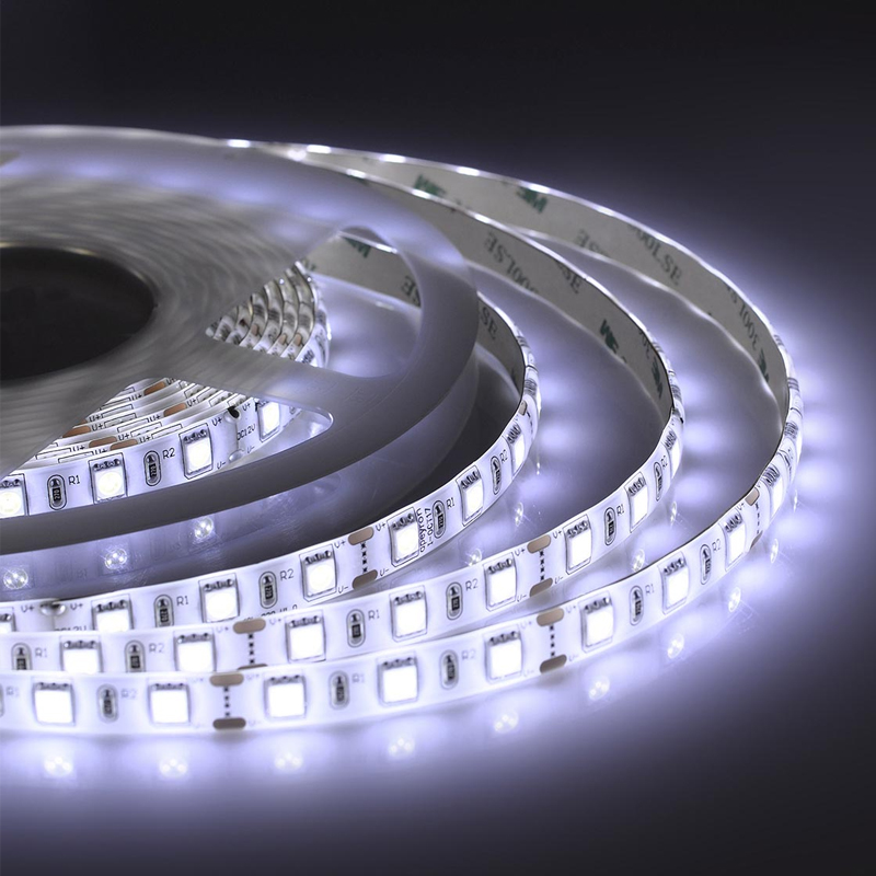Светодиодная влагозащищенная лента 14,4W/m 60LED/m 5050SMD холодный белый Белый в Твери | Loft Concept 