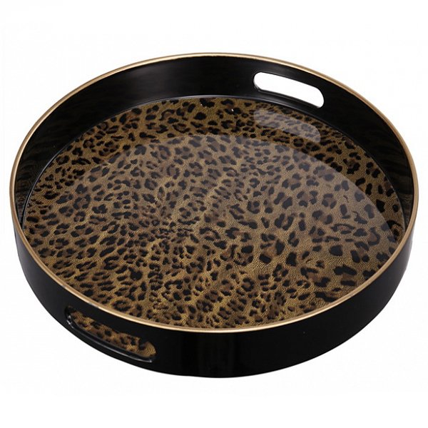 Поднос Leopard Коричневый Поднос Leopard Коричневый в Твери | Loft Concept