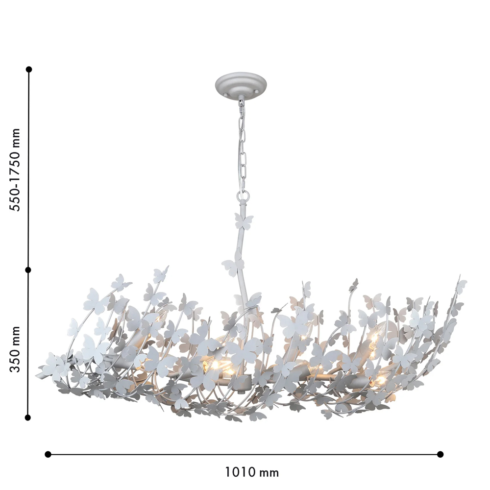 Люстра с абажуром оформленным в виде стаи бабочек Eternal Butterflies в Твери