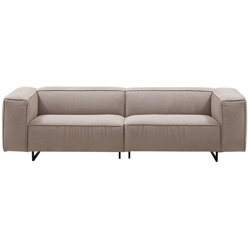 Диван Bastien Soft Beige Sofa Бежевый Черный Диван Bastien Soft Beige Sofa Бежевый Черный в Твери | Loft Concept
