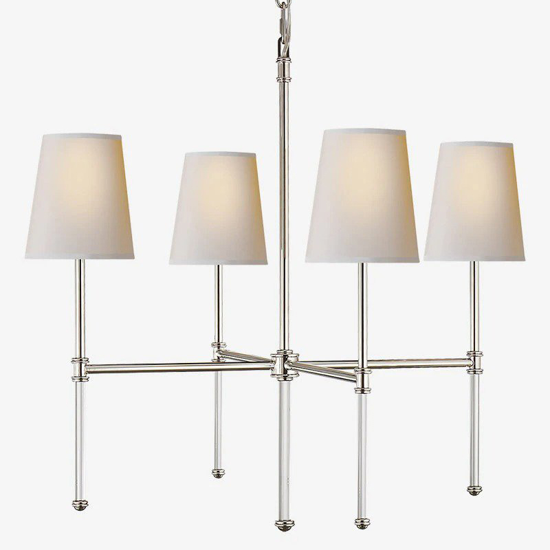 Люстра Nicoleta Silver Chandelier Серебряный Белый Люстра Nicoleta Silver Chandelier Серебряный Белый в Твери | Loft Concept