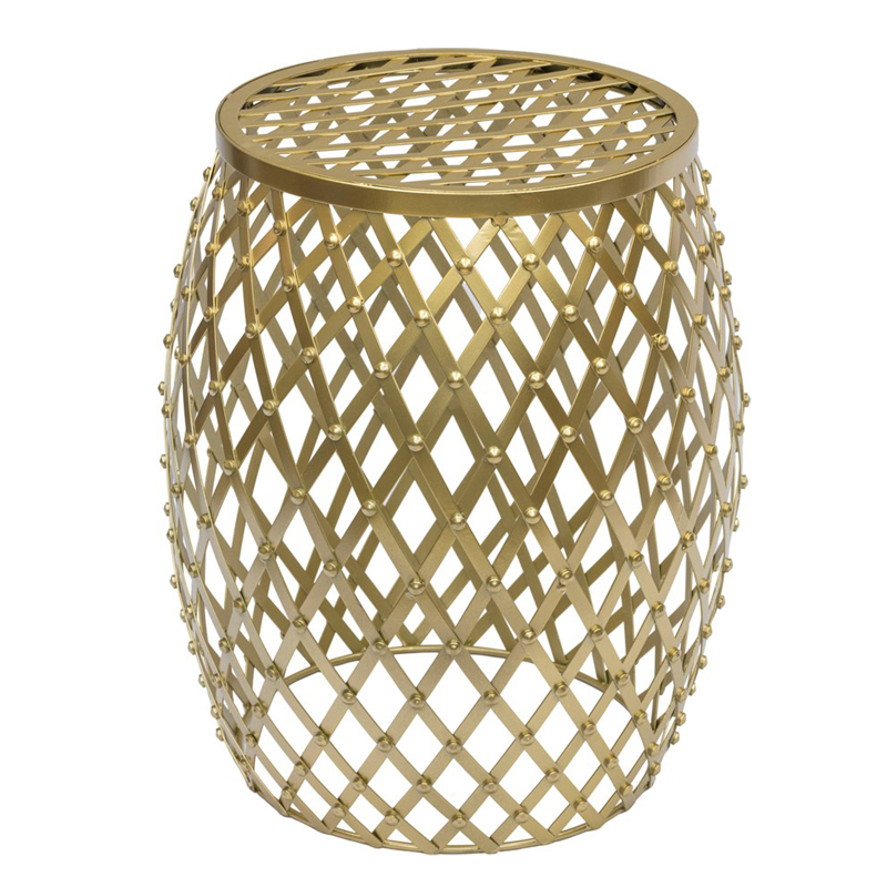 Табурет Stool Barrel Золотой Табурет Stool Barrel Золотой в Твери | Loft Concept