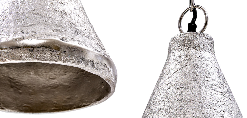 Подвесной светильник Rough Silver Pendant Подвесной светильник Rough Silver Pendant - Loft-Concept в Твери