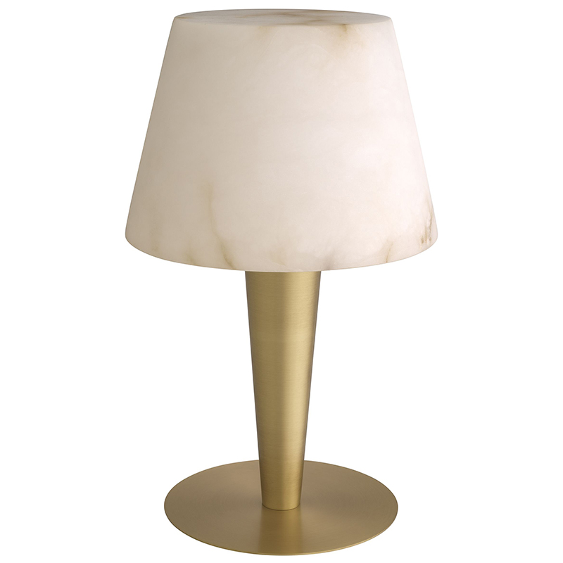 Настольная лампа Eichholtz Table Lamp Scarlette Бежевый Белый Мрамор Bianco Латунь Настольная лампа Eichholtz Table Lamp Scarlette Бежевый Белый Мрамор Bianco Латунь в Твери | Loft Concept