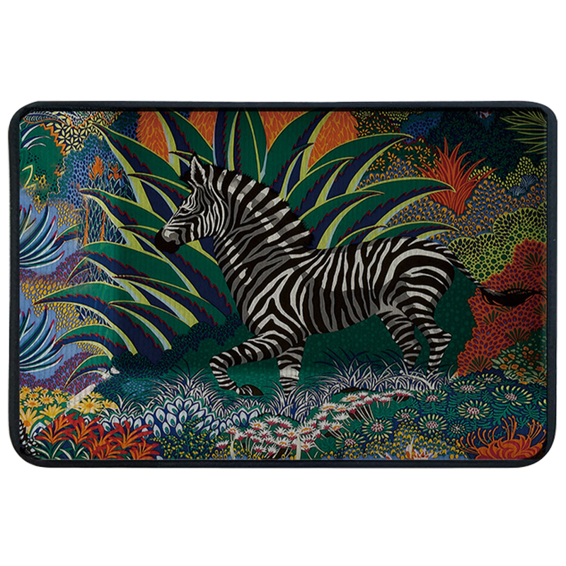 Ковер для прихожей и ванной Hermes Mountain Zebra Rug Мульти Ковер для прихожей и ванной Hermes Mountain Zebra Rug Мульти в Твери | Loft Concept