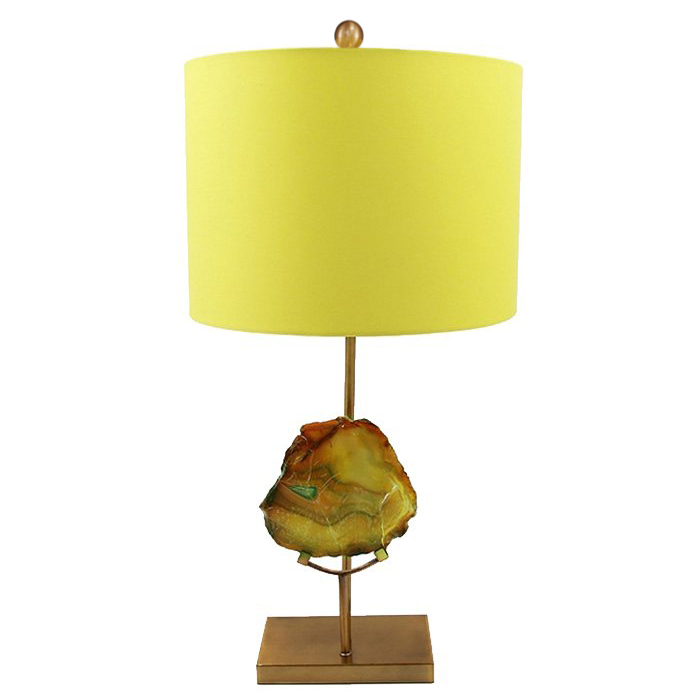 Настольная Лампа Agate Table Lamp Yellow Золотой Желтый Настольная Лампа Agate Table Lamp Yellow Золотой Желтый в Твери | Loft Concept