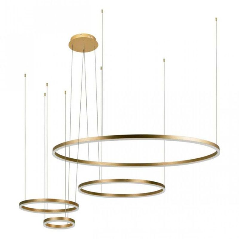 Люстра Neo Circles Gold II Золотой Люстра Neo Circles Gold II Золотой в Твери | Loft Concept