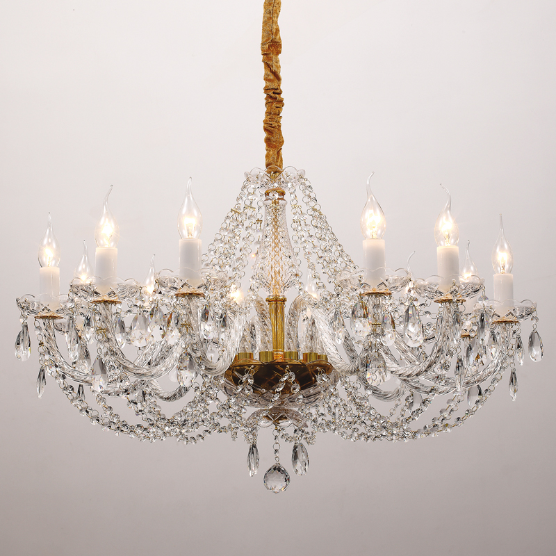 Люстра Melisa Chandelier 82 Прозрачный Глянцевое золото Люстра Melisa Chandelier 82 Прозрачный Глянцевое золото в Твери | Loft Concept