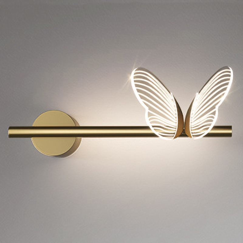Бра Бабочка Butterfly Wall Lamp F Золотой Прозрачный Бра Бабочка Butterfly Wall Lamp F Золотой Прозрачный в Твери | Loft Concept