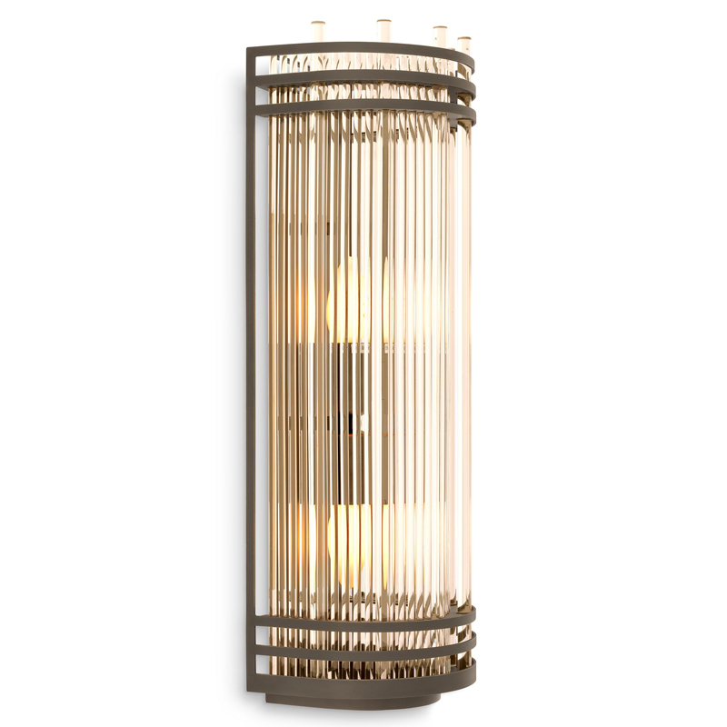 Бра Eichholtz Wall Lamp Gulf L Bronze Бронза Прозрачный Бра Eichholtz Wall Lamp Gulf L Bronze Бронза Прозрачный в Твери | Loft Concept