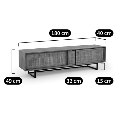 ТВ-тумба из массива тика Busto TV Stand ТВ-тумба из массива тика Busto TV Stand в Твери