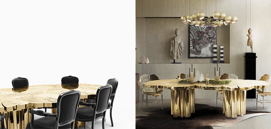 Обеденный стол Fortuna dining table by Boca do lobo Обеденный стол Fortuna dining table by Boca do lobo - Loft-Concept в Твери