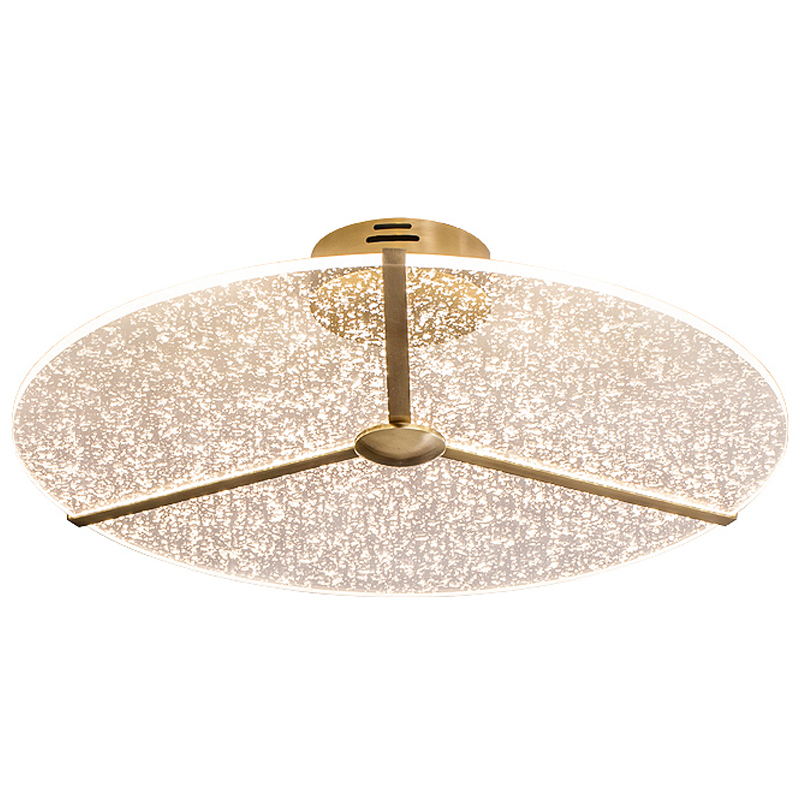 Потолочный светильник Carla ceiling lamp Прозрачный Латунь Потолочный светильник Carla ceiling lamp Прозрачный Латунь в Твери | Loft Concept