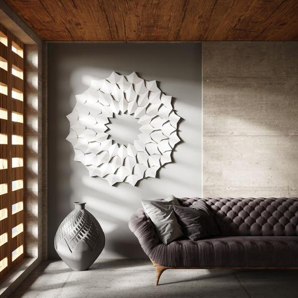 Гипсовая 3D Панель DRAGON SCALE - A B C D Гипсовая 3D Панель DRAGON SCALE - A B C D в Твери | Loft Concept