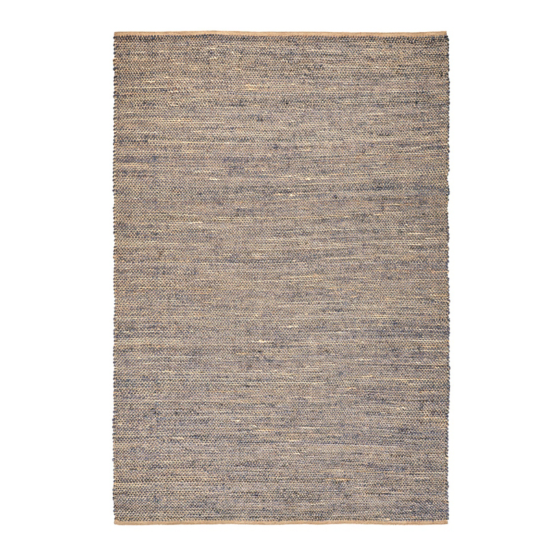 Ковер Rectangular Carpet blue 100% джут Бежевый Синий в Твери | Loft Concept 