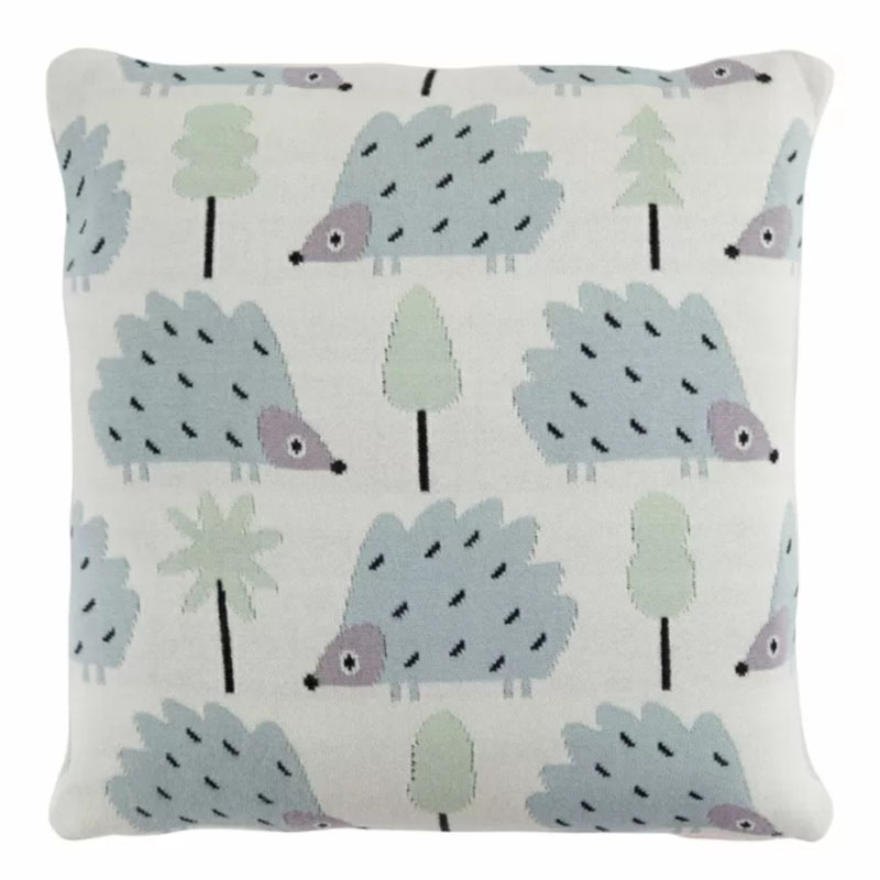 Подушка Blue Hedgehogs Мульти Подушка Blue Hedgehogs Мульти в Твери | Loft Concept