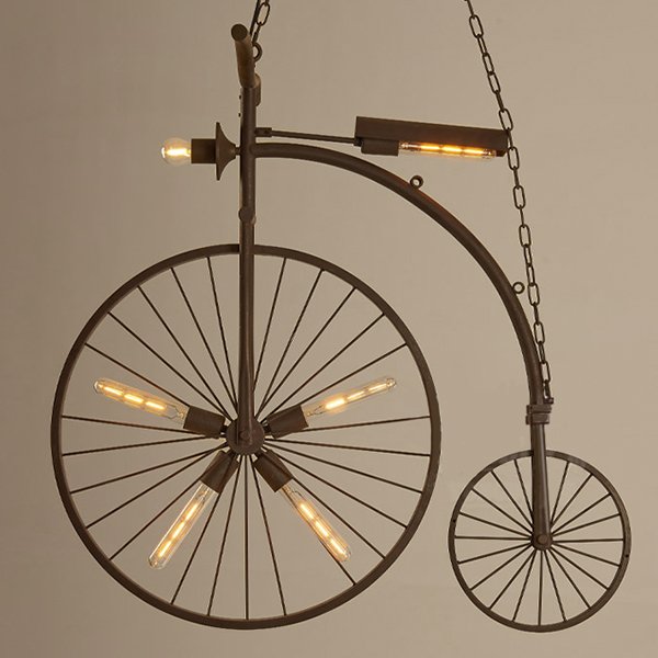 Сhandelier Loft BIKE Искусственная бурая ржавчина Сhandelier Loft BIKE Искусственная бурая ржавчина в Твери | Loft Concept