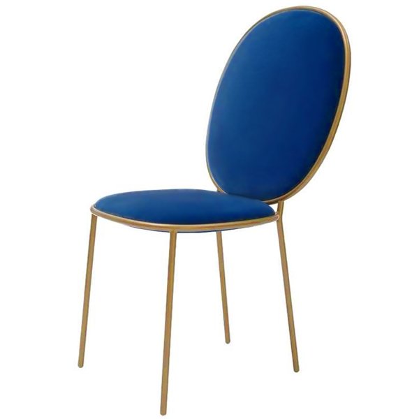 Стул STAY Dining Chair Золотой Синий Стул STAY Dining Chair Золотой Синий в Твери | Loft Concept