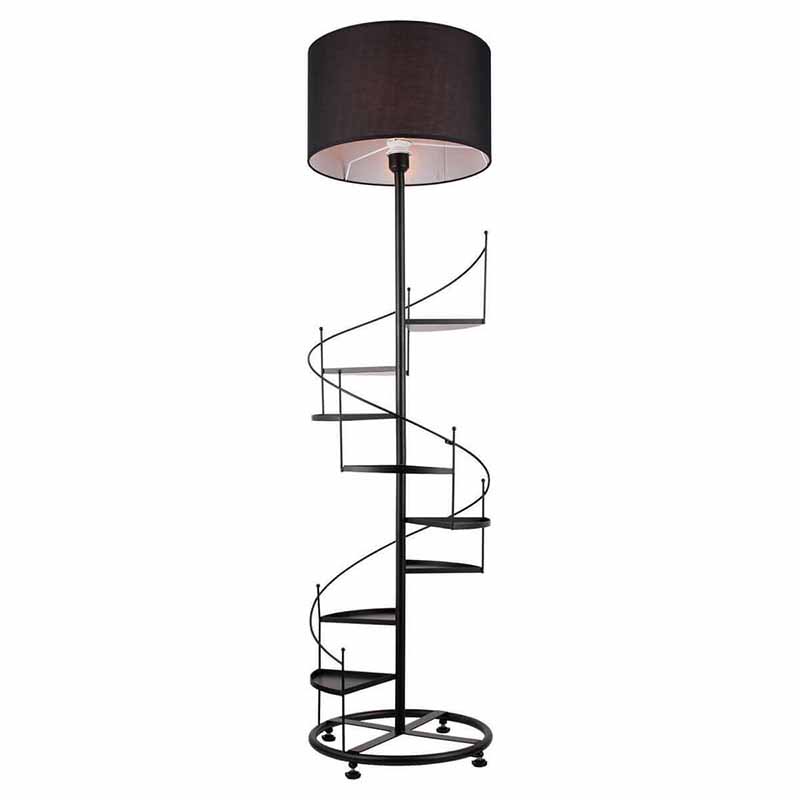 Торшер Spiral Staircase Floor Lamp Black Черный Торшер Spiral Staircase Floor Lamp Black Черный в Твери | Loft Concept