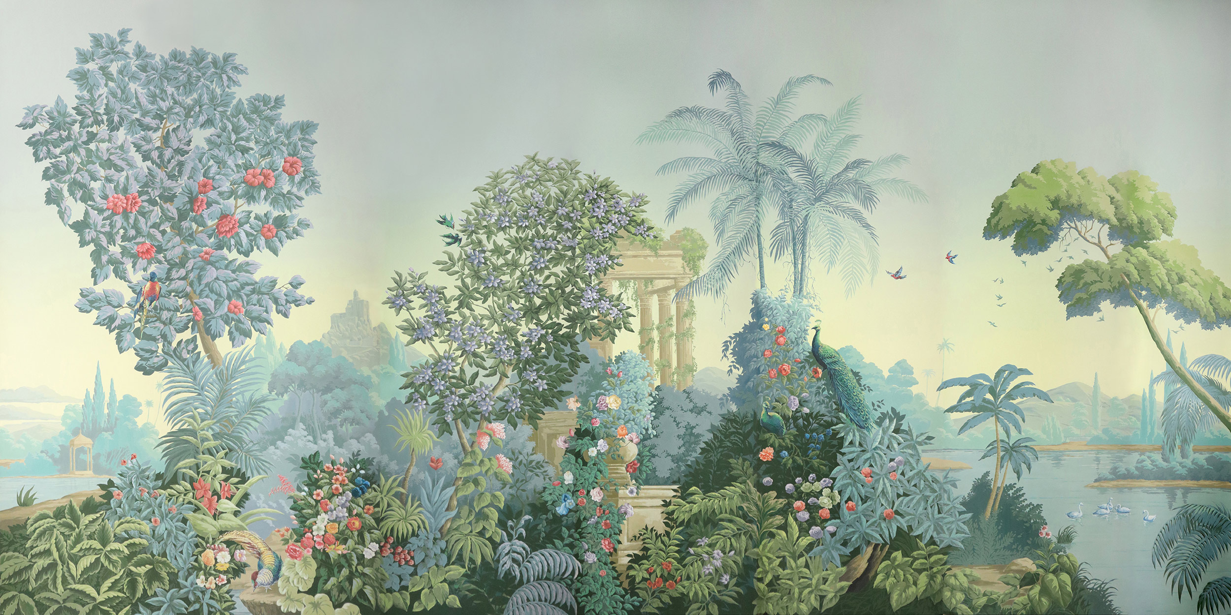 Обои ручная роспись Paradise Lost Celeste on scenic paper Обои ручная роспись Paradise Lost Celeste on scenic paper - постер Loft-Concept в Твери