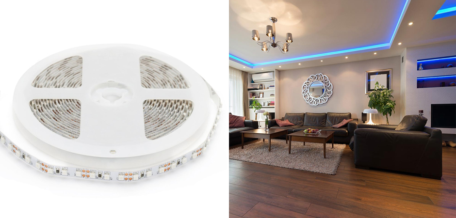 Светодиодная лента 9,6W/m 120LED/m 3528SMD синий 5M Светодиодная лента 9,6W/m 120LED/m 3528SMD синий 5M - Loft-Concept в Твери