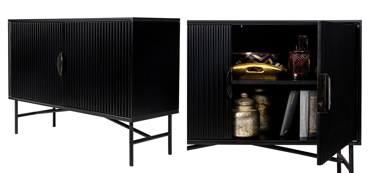 Комод Antique Order Черный 110 см - фото