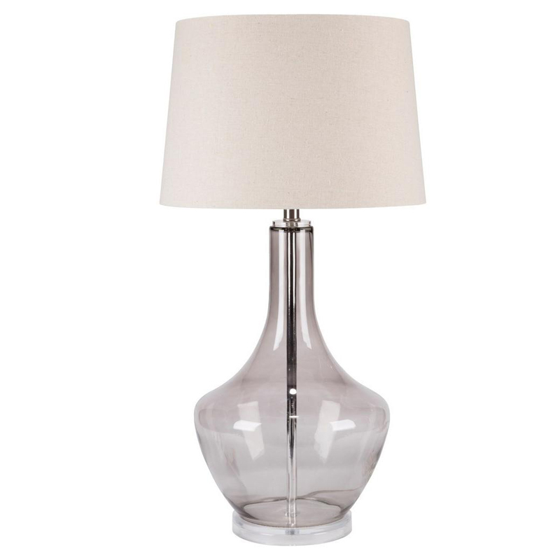 Настольная лампа Fantina Table lamp gray Белый Светло-серый Настольная лампа Fantina Table lamp gray Белый Светло-серый в Твери | Loft Concept