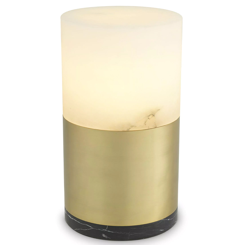 Настольная лампа Eichholtz Table Lamp McLean 20 cm Черный Латунь Бежевый Настольная лампа Eichholtz Table Lamp McLean 20 cm Черный Латунь Бежевый в Твери | Loft Concept