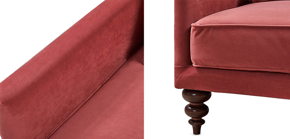 Диван Graceful Details Sofa Crimson Диван Graceful Details Sofa Crimson - Loft-Concept в Твери