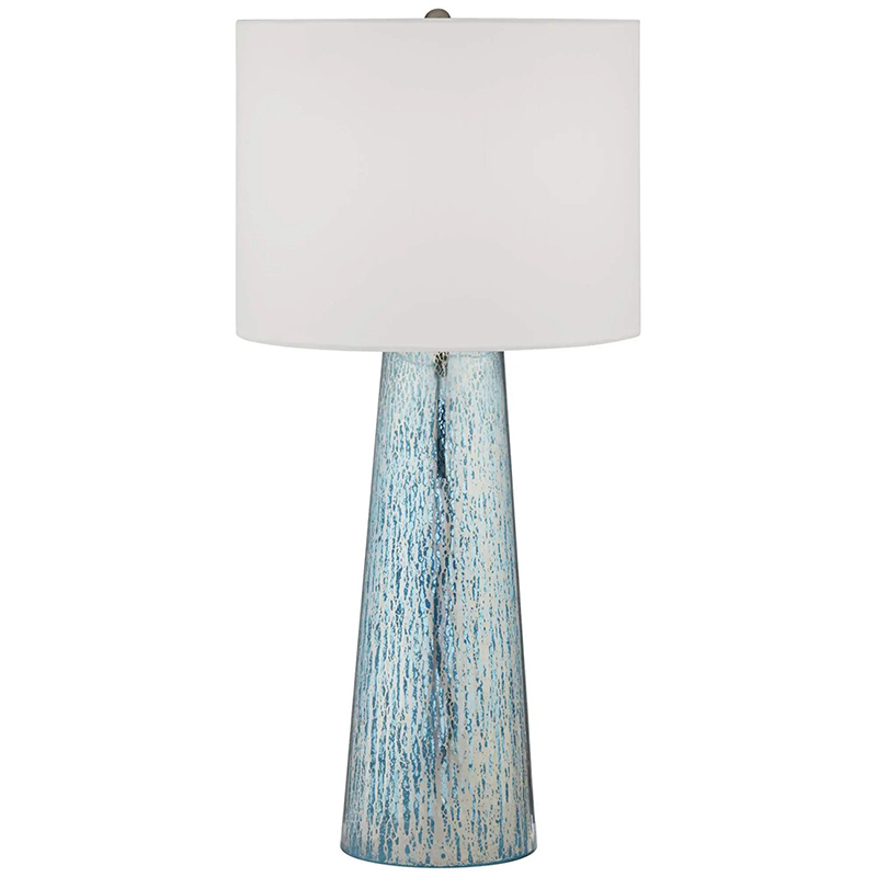 Настольная лампа Claire Lampshade Table Lamp Голубой Белый Настольная лампа Claire Lampshade Table Lamp Голубой Белый в Твери | Loft Concept