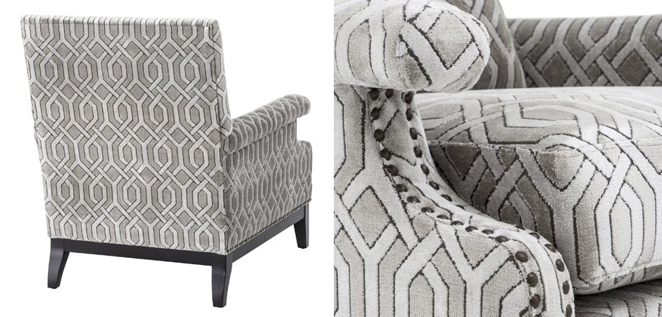 Кресло Eichholtz Chair Goldoni Grey Кресло Eichholtz Chair Goldoni Grey - Loft-Concept в Твери