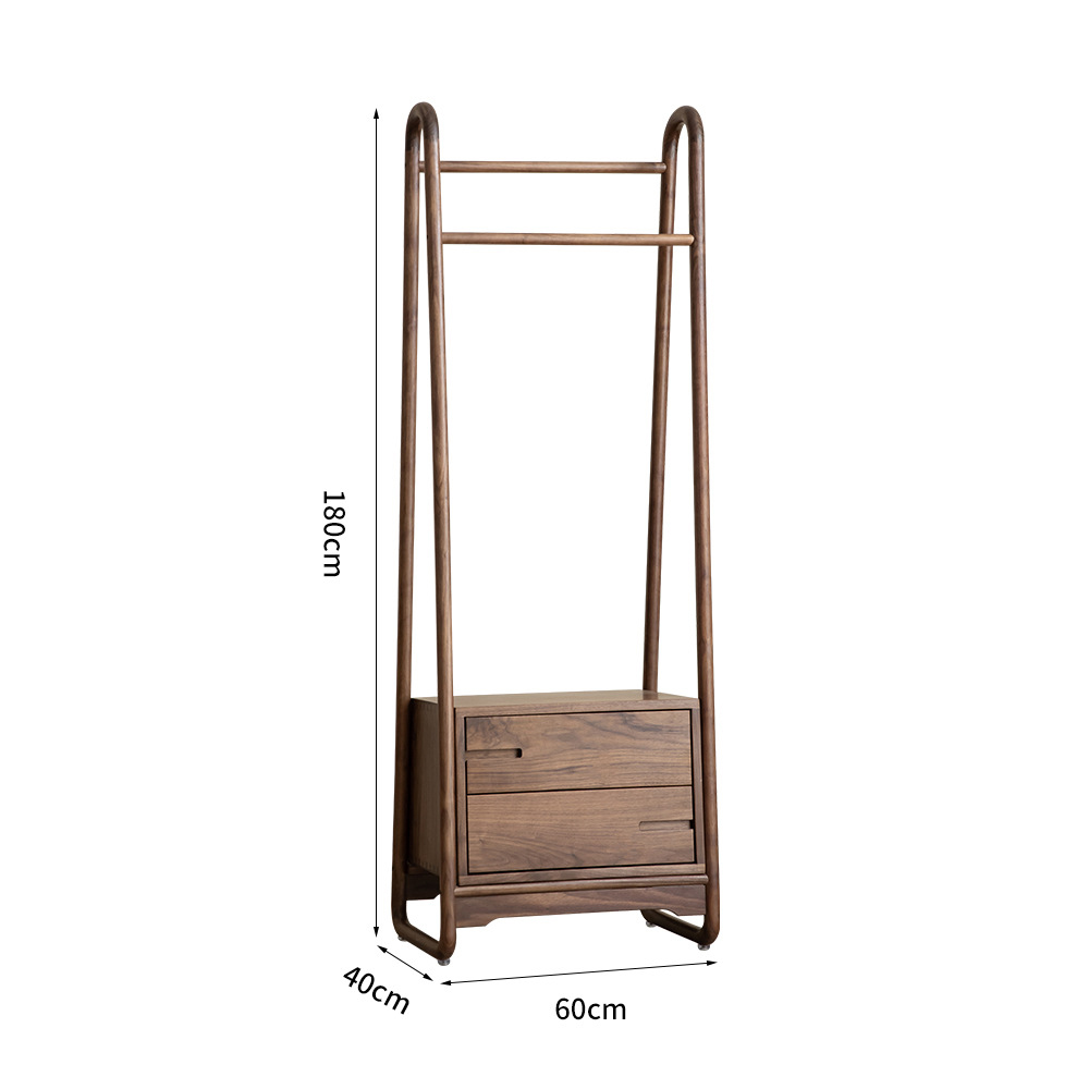 Вешалка деревянная с 2- мя ящиками Moon Walnut Furniture Вешалка деревянная с 2- мя ящиками Moon Walnut Furniture в Твери