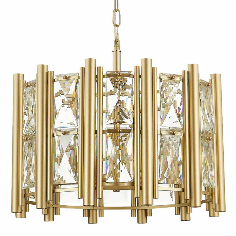 Люстра Rivelen Chandelier D50 Золотой Шампань Прозрачное Стекло Люстра Rivelen Chandelier D50 Золотой Шампань Прозрачное Стекло в Твери | Loft Concept
