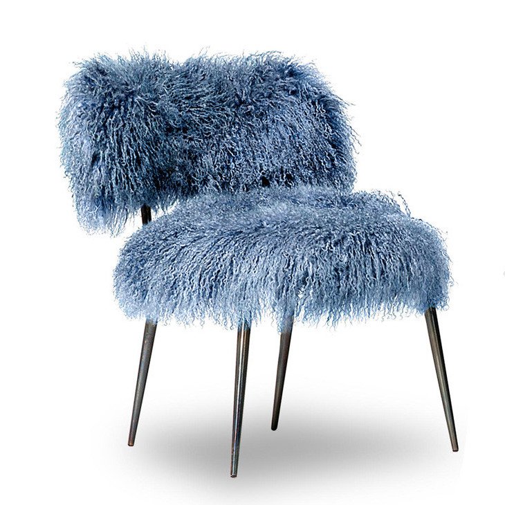 Стул Baxter Nepal Fauteuil Сапфирово-синий Темная бронза Стул Baxter Nepal Fauteuil Сапфирово-синий Темная бронза в Твери | Loft Concept