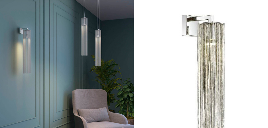 Бра Atlantis Chain Nickel One Sconces Бра Atlantis Chain Nickel One Sconces - Loft-Concept в Твери