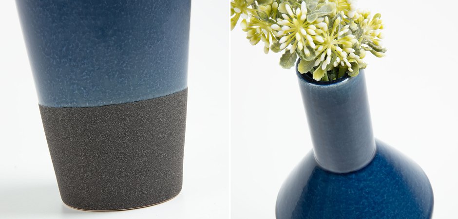Ваза Blue Craquelure Ваза Blue Craquelure - Loft-Concept в Твери