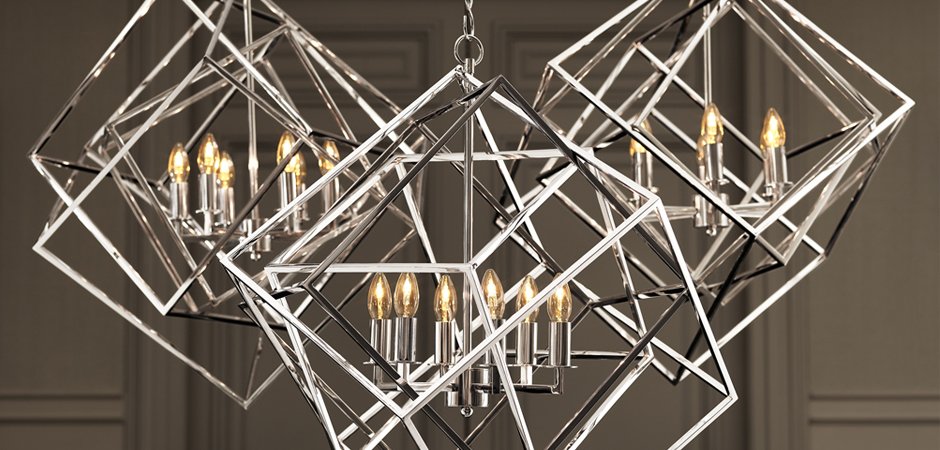 Подвесной светильник КУБ Matrix цвет Nickel Подвесной светильник КУБ Matrix цвет Nickel - Loft-Concept в Твери
