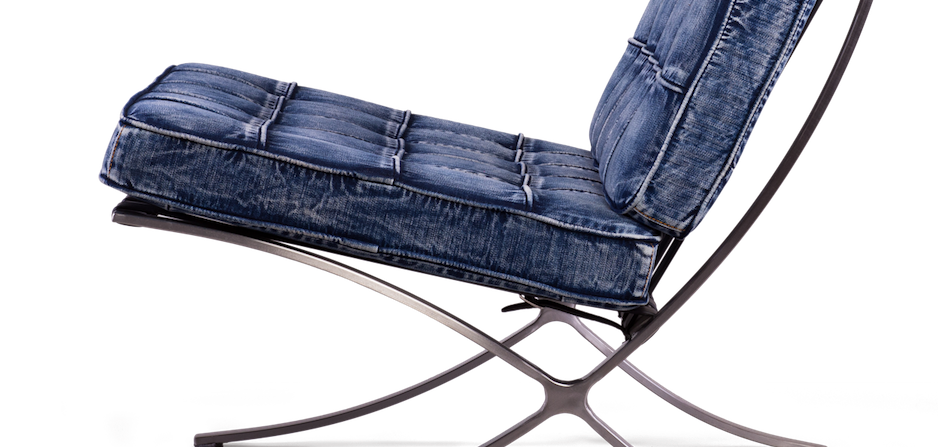 Кресло Barcelona Denim Кресло Barcelona Denim - Loft-Concept в Твери