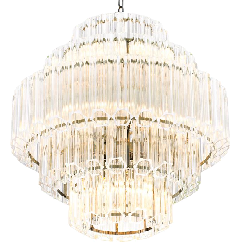 Люстра Chandelier Vittoria S Clear Никель Прозрачный (Transparent) Люстра Chandelier Vittoria S Clear Никель Прозрачный (Transparent) в Твери | Loft Concept