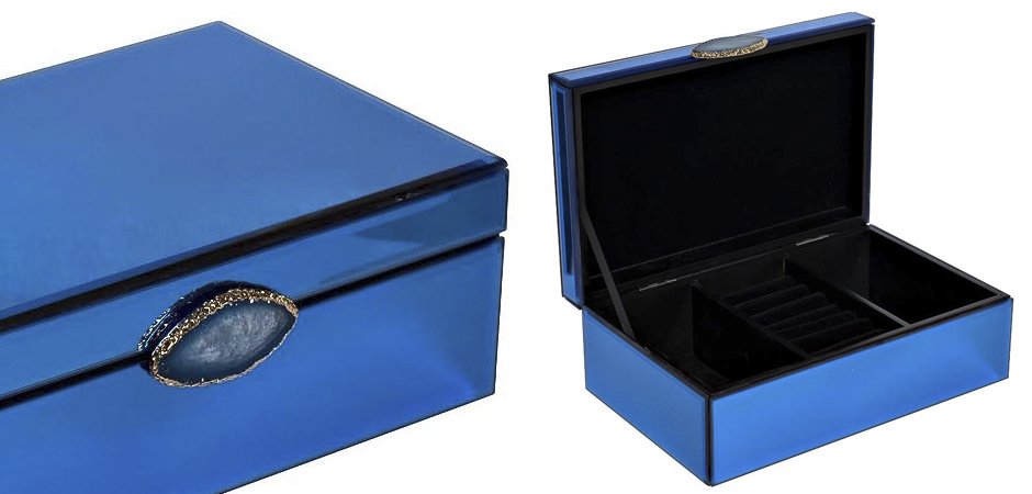 Шкатулка Blue Surprise Parallelepiped Шкатулка Blue Surprise Parallelepiped - Loft-Concept в Твери