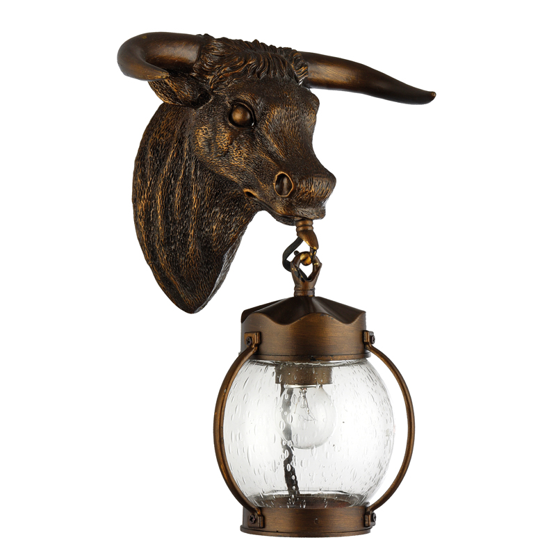 Уличный светильник Buffalo Lantern Коричневый винтаж Прозрачное Стекло Уличный светильник Buffalo Lantern Коричневый винтаж Прозрачное Стекло в Твери | Loft Concept