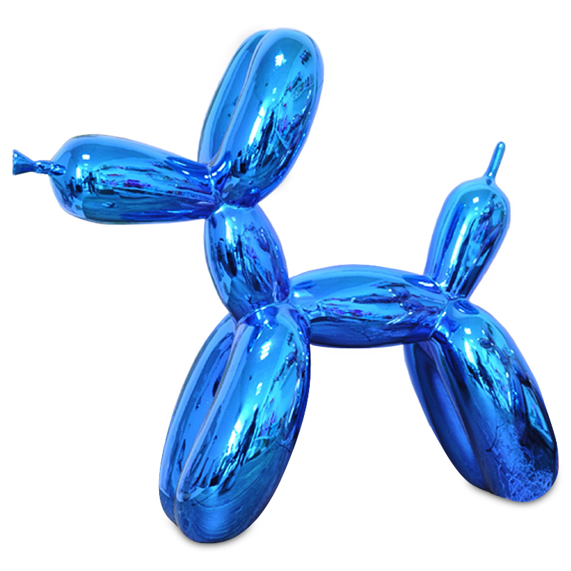 Статуэтка Jeff Koons Balloon Dog shining blue Светло-синий Статуэтка Jeff Koons Balloon Dog shining blue Светло-синий в Твери | Loft Concept