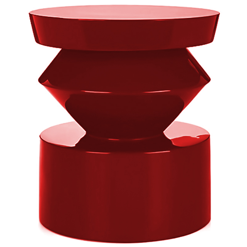 Приставной столик UMA SIDE TABLE Red Красный Приставной столик UMA SIDE TABLE Red Красный в Твери | Loft Concept