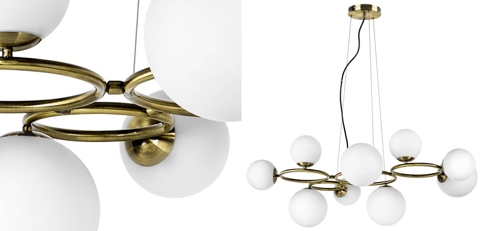 Люстра Bubbles on 4 Rings Chandelier Люстра Bubbles on 4 Rings Chandelier - Loft-Concept в Твери