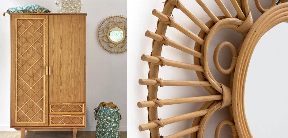 Зеркало Mirror Rattan Round D65 Зеркало Mirror Rattan Round D65 - Loft-Concept в Твери