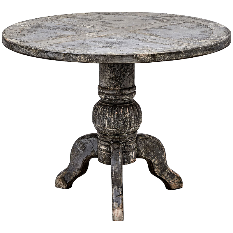 Обеденный стол Estela Dinner Table Винтажный черный Обеденный стол Estela Dinner Table Винтажный черный в Твери | Loft Concept