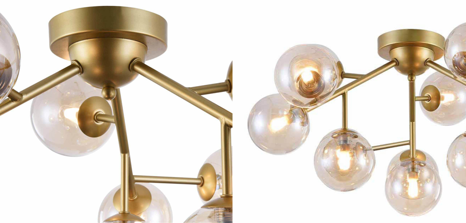 Потолочный Светильник Berries Chandelier Amber 60 Потолочный Светильник Berries Chandelier Amber 60 - Loft-Concept в Твери
