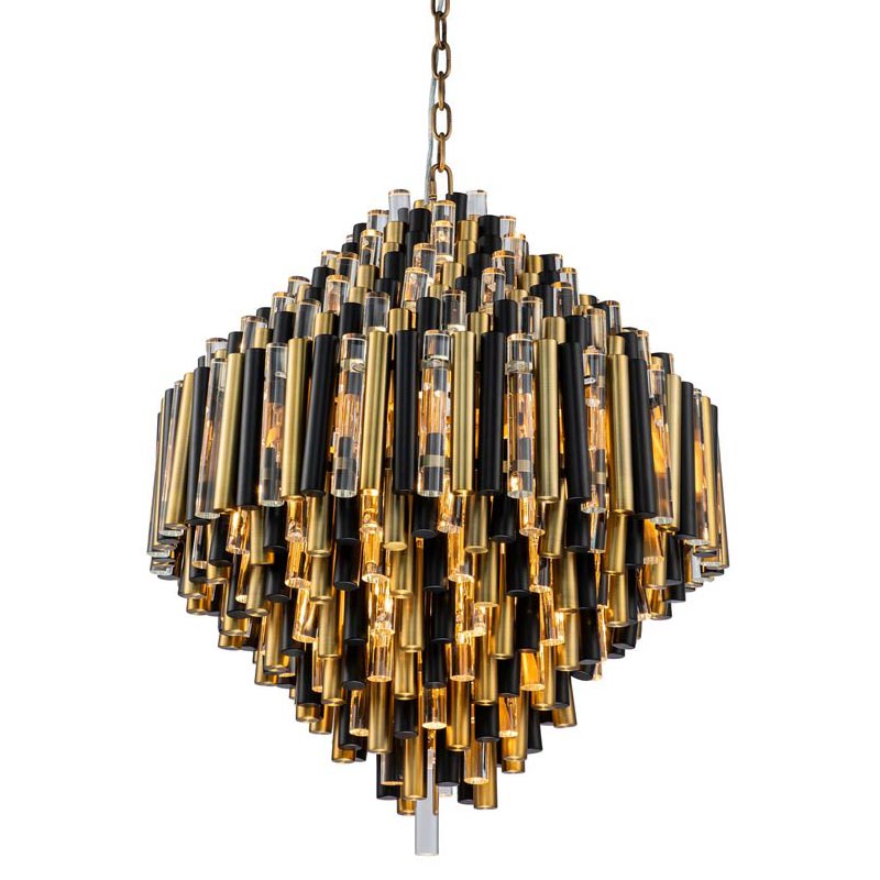 Люстра Black Brass Symphony Chandelier Черный Латунь Прозрачный (Transparent) Люстра Black Brass Symphony Chandelier Черный Латунь Прозрачный (Transparent) в Твери | Loft Concept