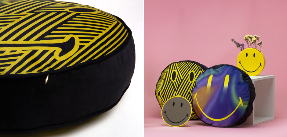 Подушка Zig-Zag Cushion Smiley Подушка Zig-Zag Cushion Smiley - Loft-Concept в Твери